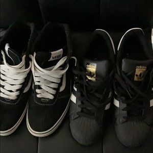 Adidas and vans size 8.5